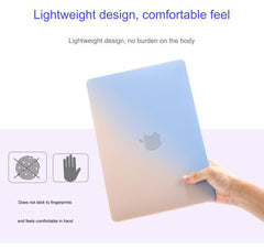 Pink Blue Gradient MacBook protective case front view