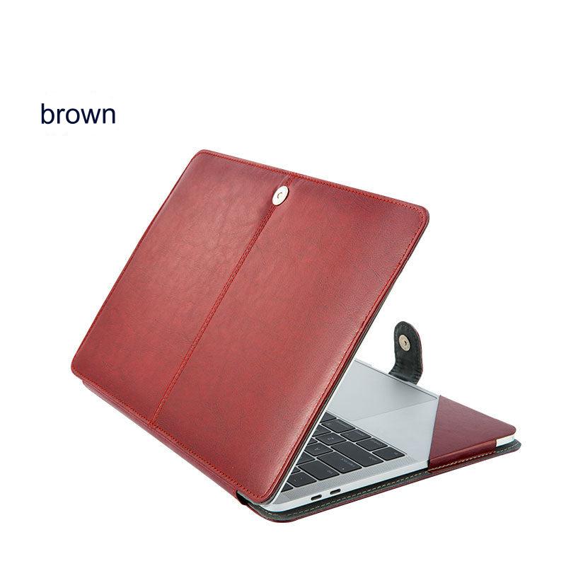 Premium PU leather sleeve for 15 inch MacBook