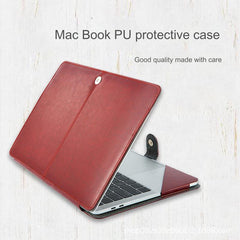 PU leather case for MacBook in elegant style