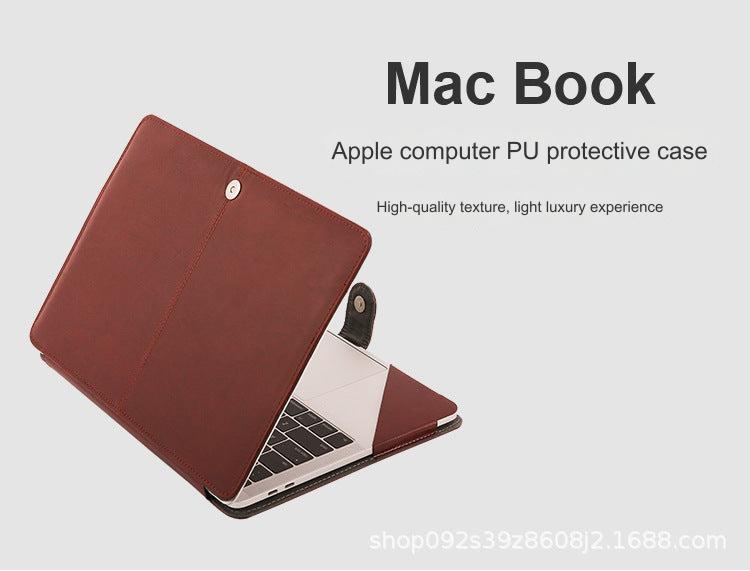 Close-up of MacBook case interior lining