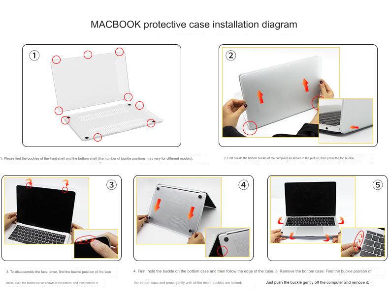 Opaque Black MacBook Case