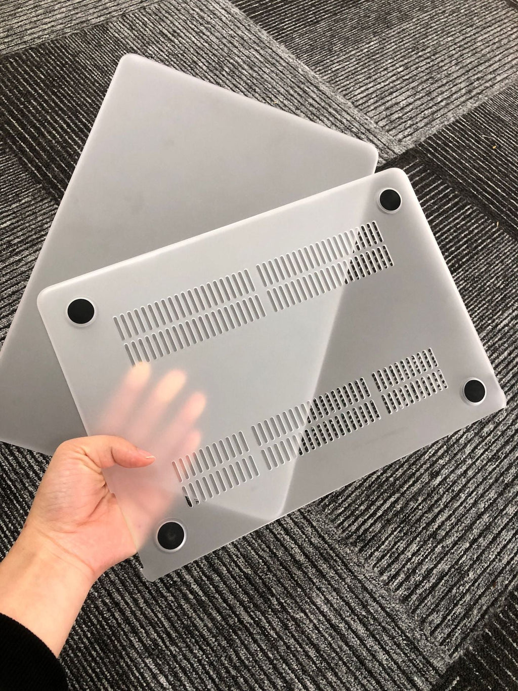 Close-up of MacBook Case with vents