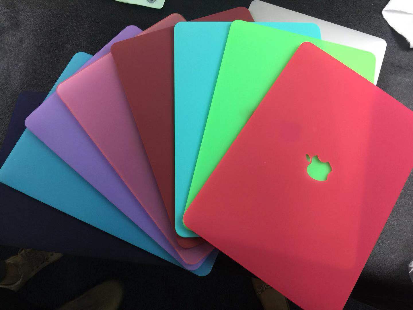 Student using MacBook with case
