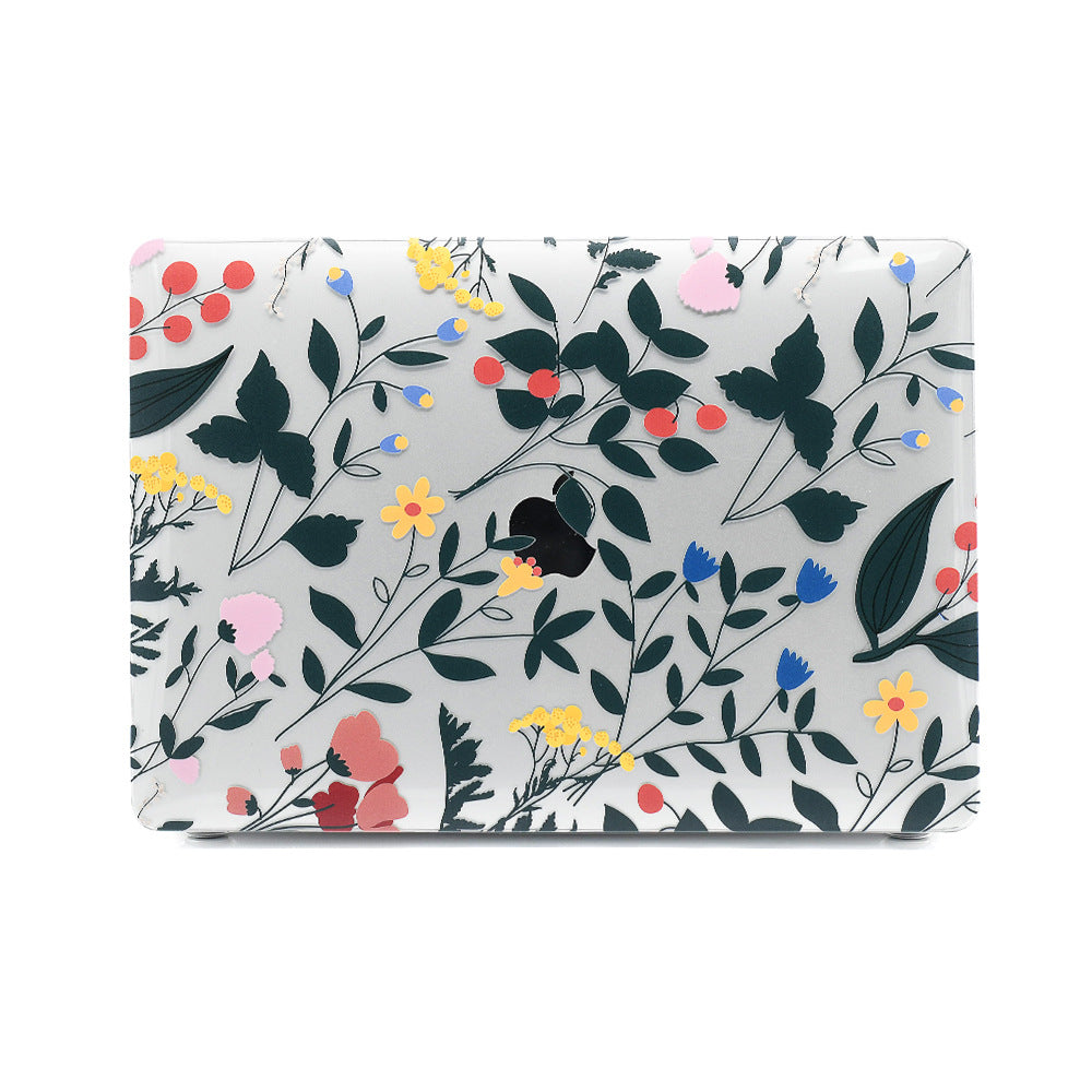 Translucent MacBook Air case showcasing design