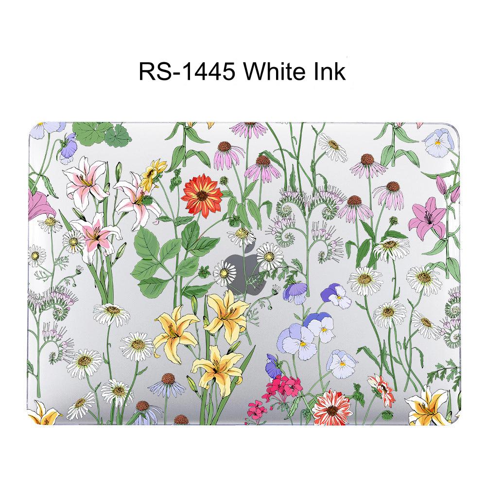 Translucent MacBook Air case showcasing design
