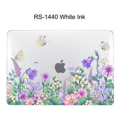 Durable plastic MacBook case with transparent finish