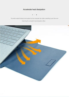 Laptop sleeve showcasing different colors available