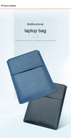 Laptop sleeve showcasing different colors available
