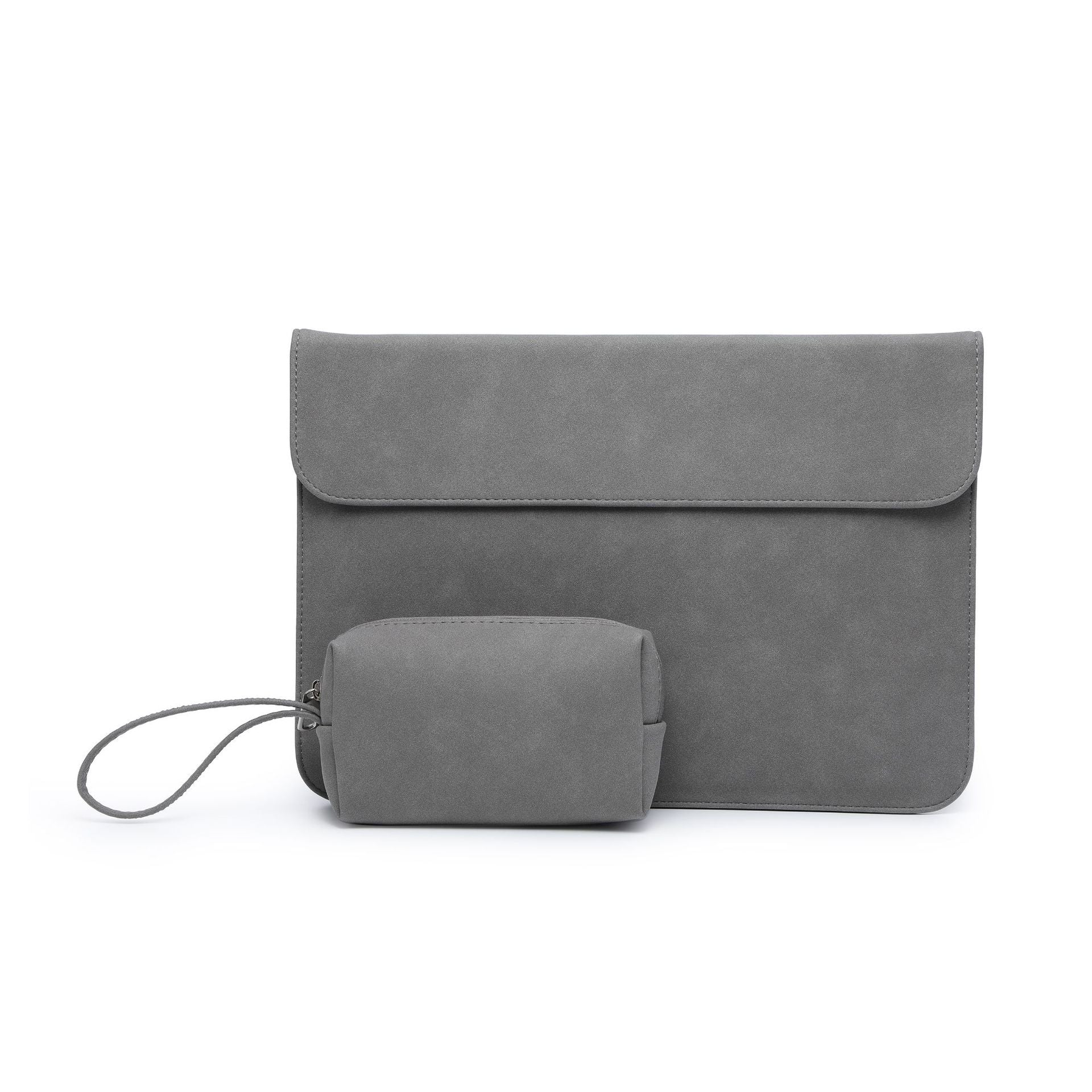 Elegant laptop sleeve in Grey