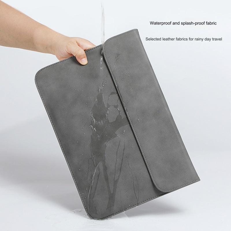 Premium leather laptop sleeve in various colours