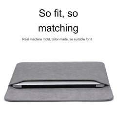 Faux leather laptop sleeve in Mint Green colour