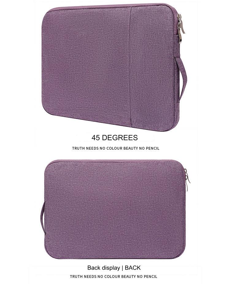 cotton lined laptop sleeve for protection