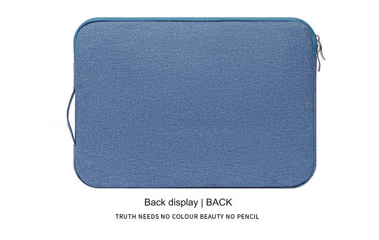 light blue laptop sleeve with handle