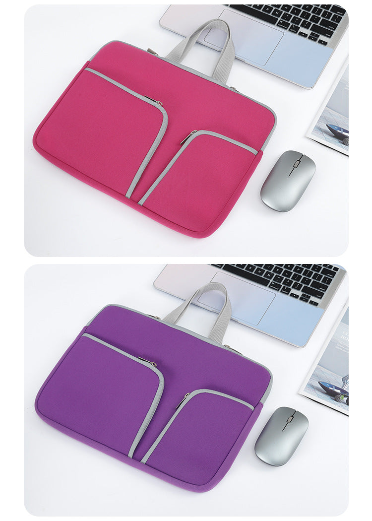 Premium neoprene laptop sleeve in purple