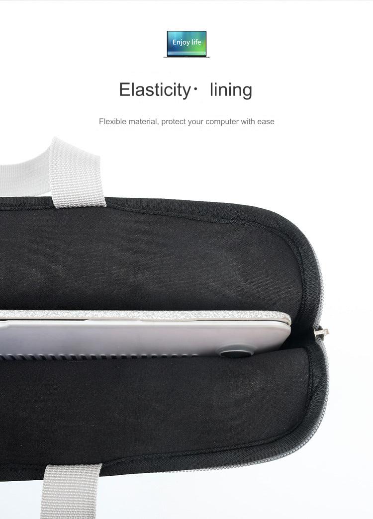 Neoprene laptop sleeve in blue
