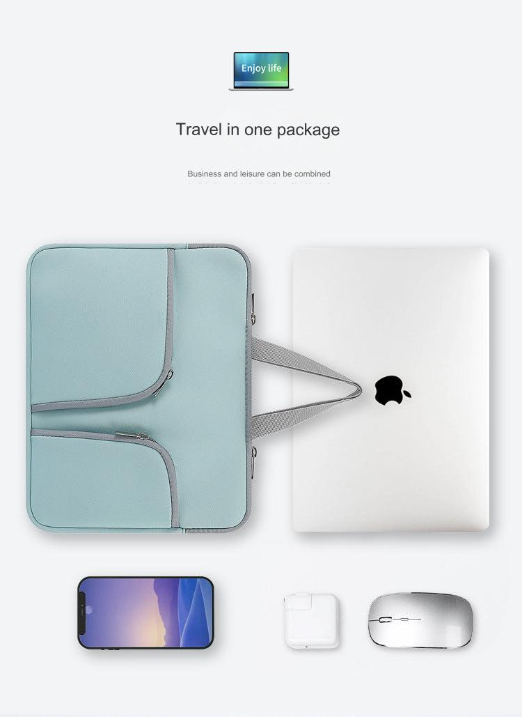 Aqua green stylish laptop protective case