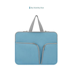 Neoprene laptop sleeve in blue