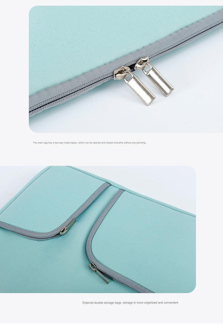 Rose red neoprene laptop sleeve for travel