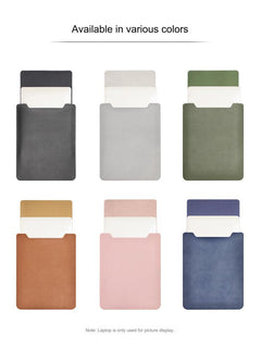 Ultra-Slim PU Leather MacBook Sleeve - Lightweight design