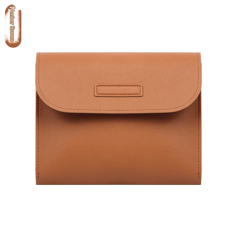Amber Ultra-Slim Portable PU Leather MacBook Sleeve