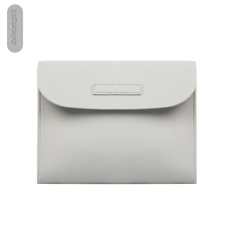 Green Ultra-Slim Portable PU Leather MacBook Sleeve