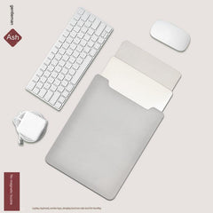 Pink Ultra-Slim Portable PU Leather MacBook Sleeve