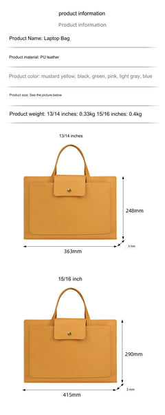 Features of laptop sleeve including waterproof design