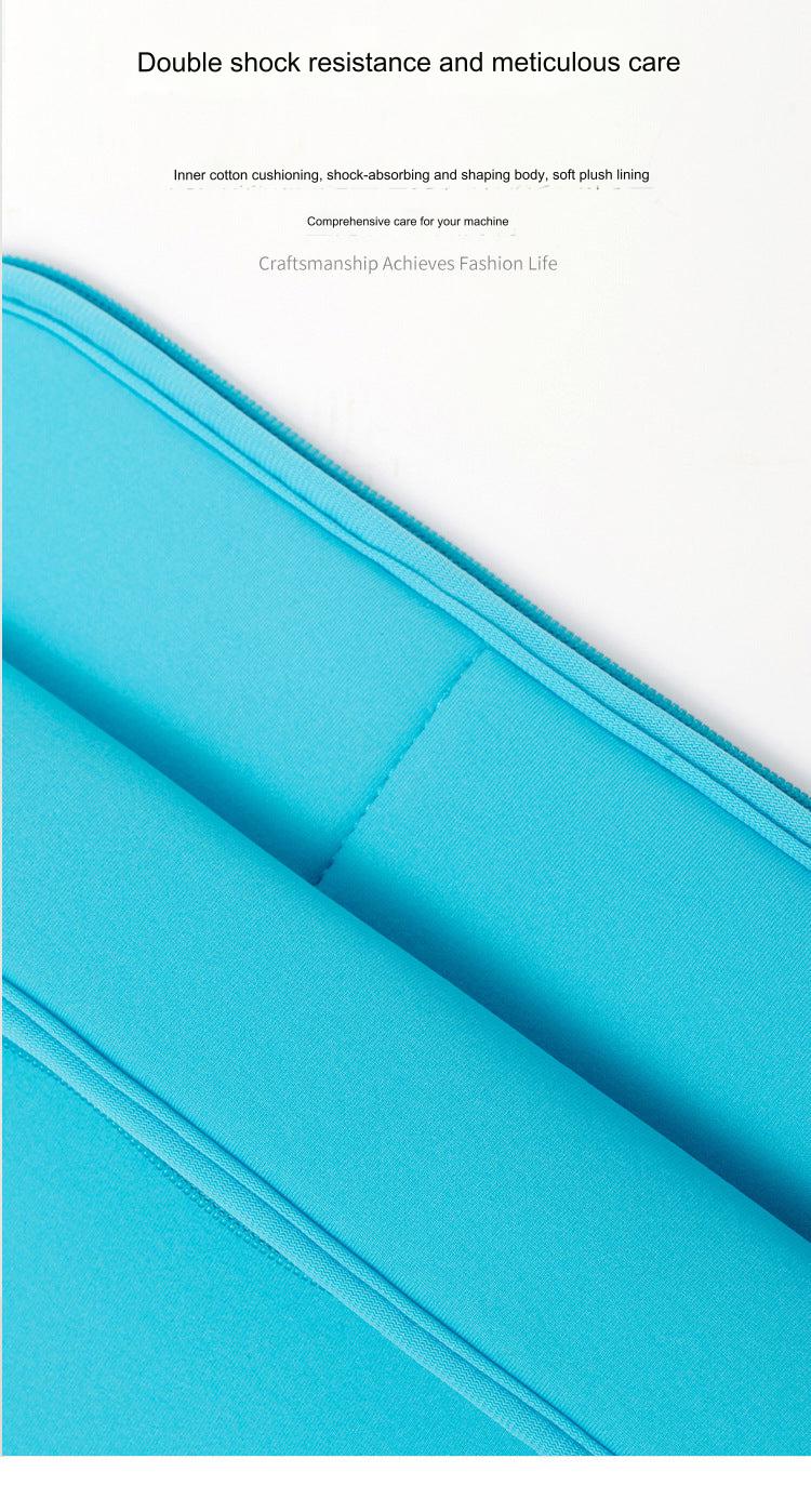 Image of grey foam cushion laptop case