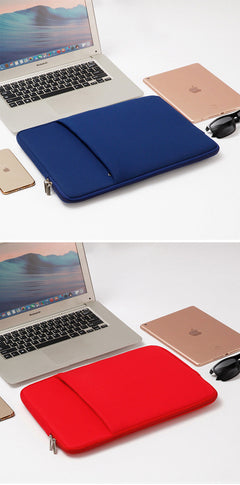 Image showing pink laptop sleeve interior