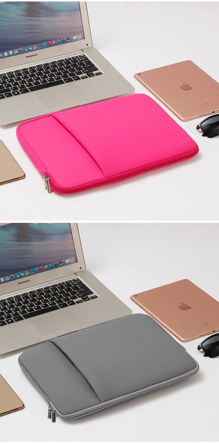 Image of blue unisex laptop sleeve