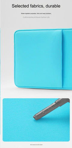 Image showing pink laptop sleeve interior