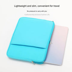 Image of blue unisex laptop sleeve
