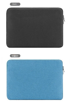 Laptop Sleeve on a Desk with a Laptop Inside