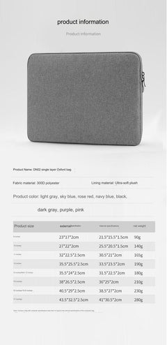 Assorted Colours of Laptop Sleeve Available