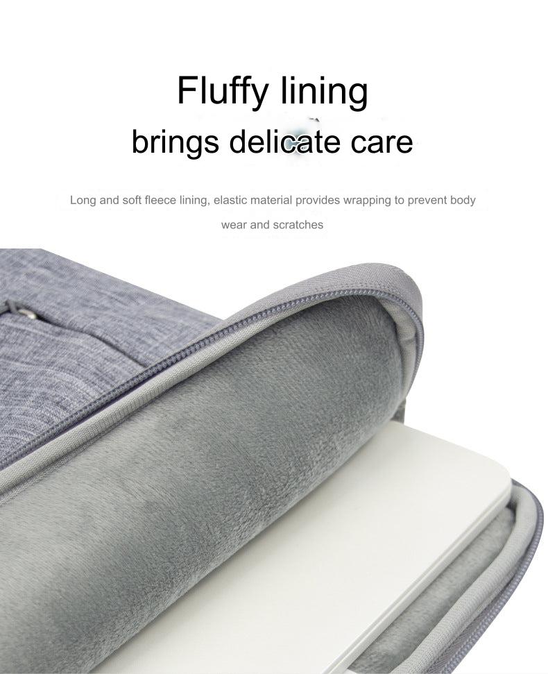 Versatile laptop sleeve in black