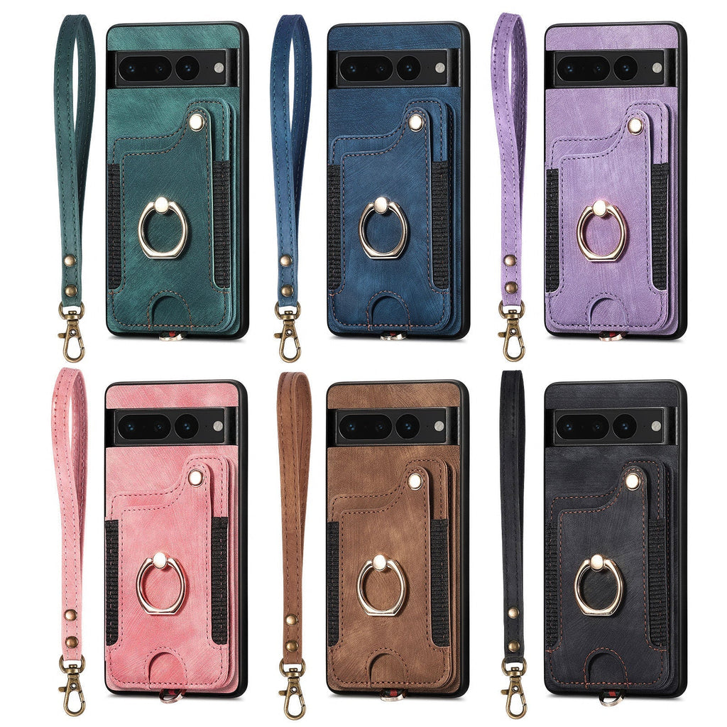 Stylish leather case for Google Pixel in various colours