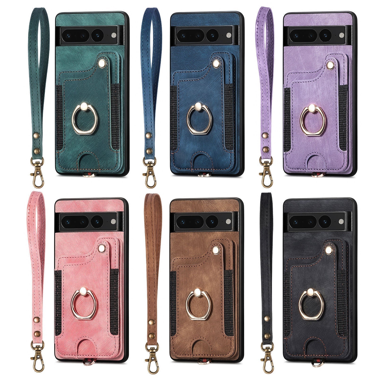Stylish leather case for Google Pixel in various colours