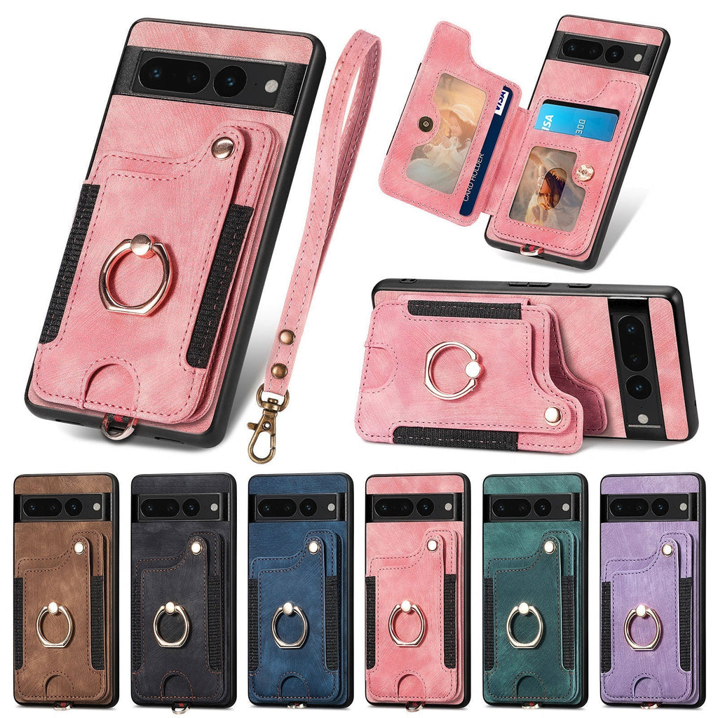 Durable multicoloured card holder cases stacked