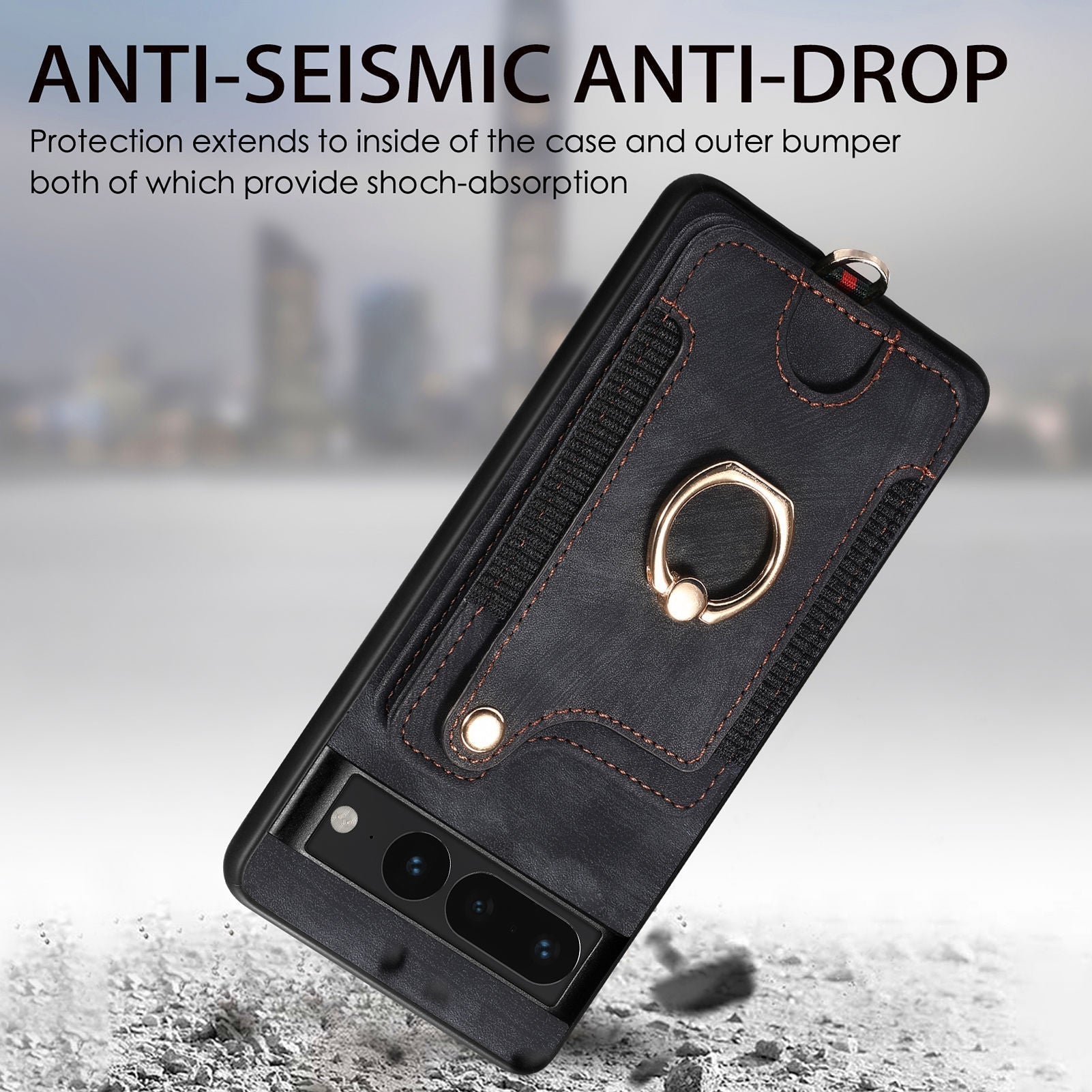 Card holder case for Google Pixel smartphones