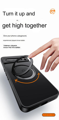 transparent rotating stand case for Google Pixel 8A