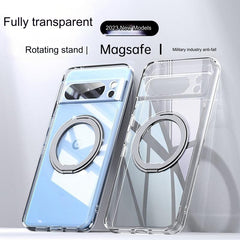 360-degree rotating stand case for Google Pixel 8 in black