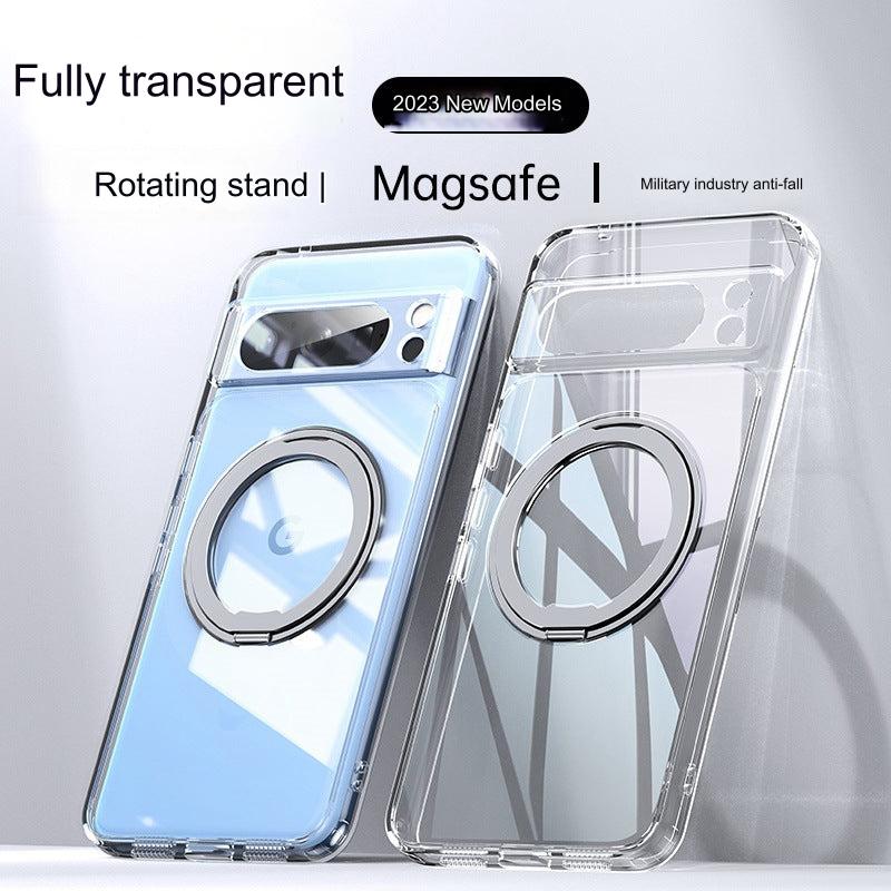 360-degree rotating stand case for Google Pixel 8 in black