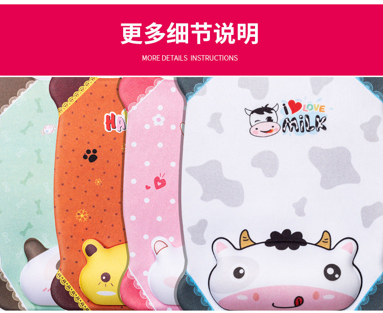 Stylish wrist support pad for gaming