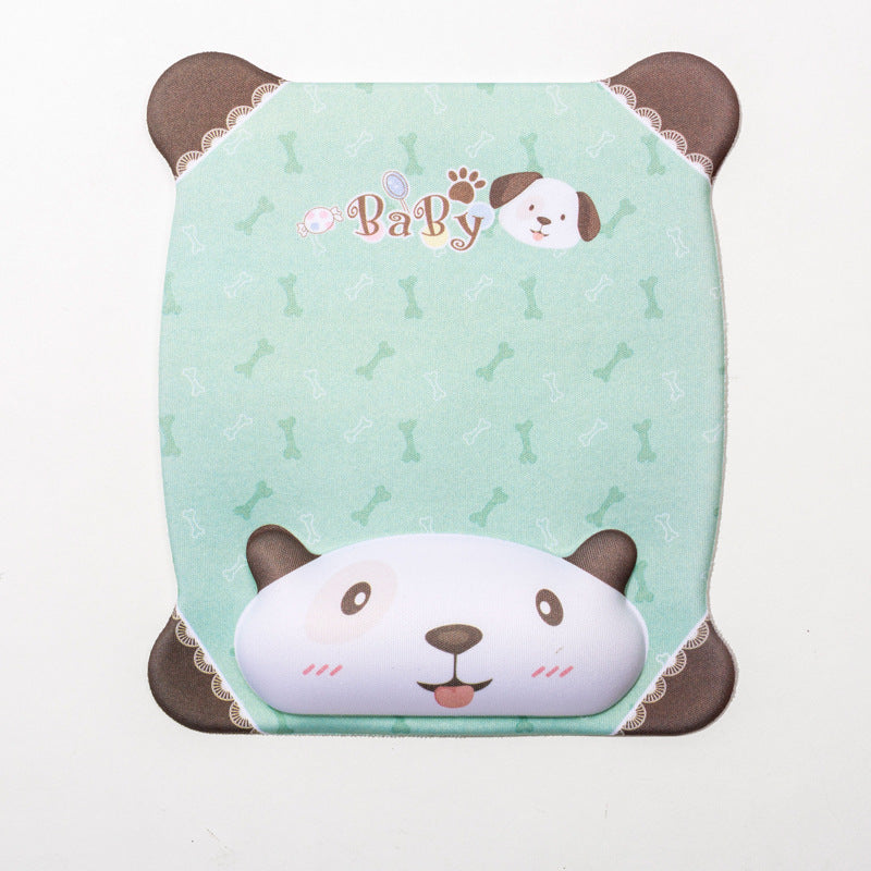 Cartoon mouse pad featuring blue cat