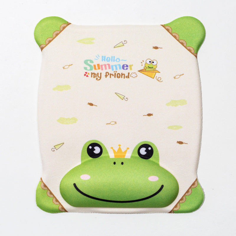 Purple owl cartoon mouse pad for desk