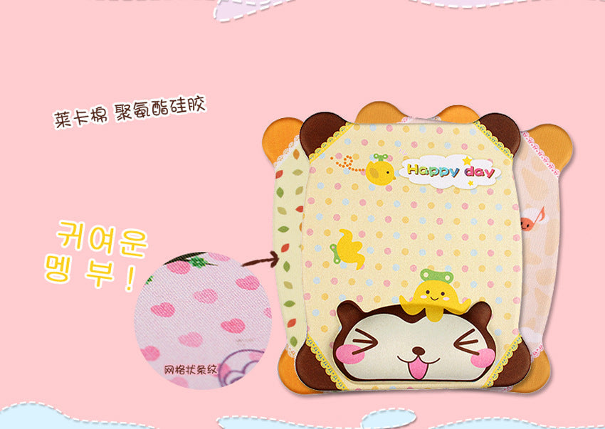 Mouse pad showcasing cartoon designs