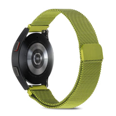 Black metal Milanese loop smartwatch band