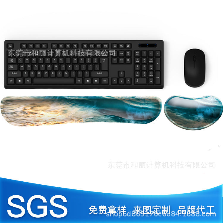 Ergonomic Memory Foam Wrist Support Mouse Pad 1
