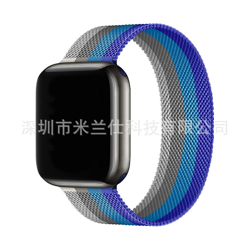 Adjustable magnetic clasp of Milanese band