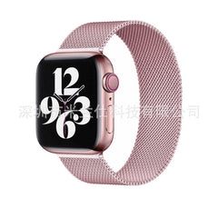 Different colour options of Milanese loop bands